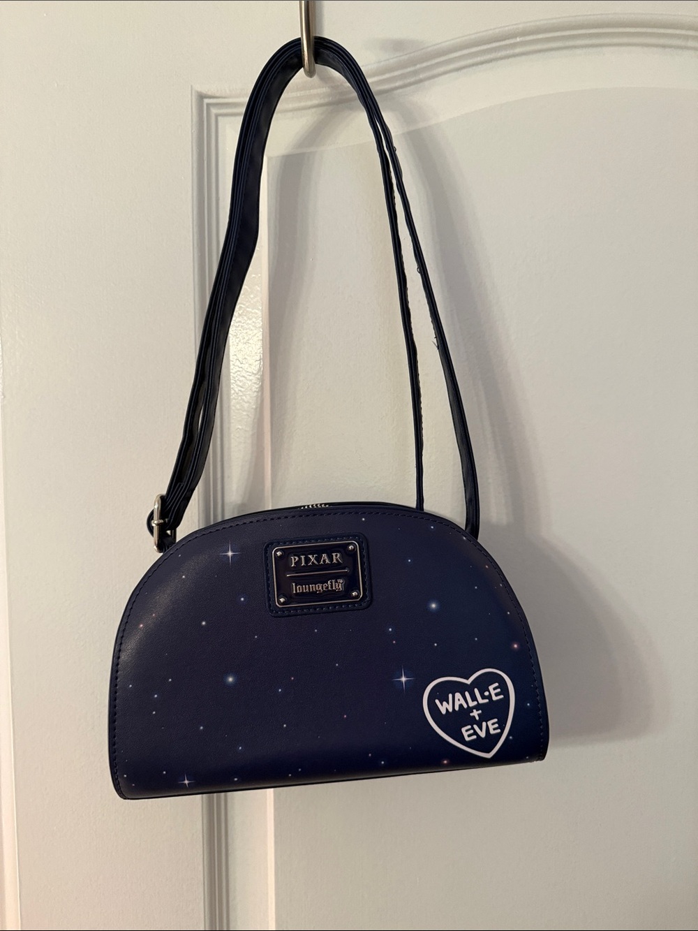 Loungefly Navy WALL•E & EVE Starry Crossbody Bag
